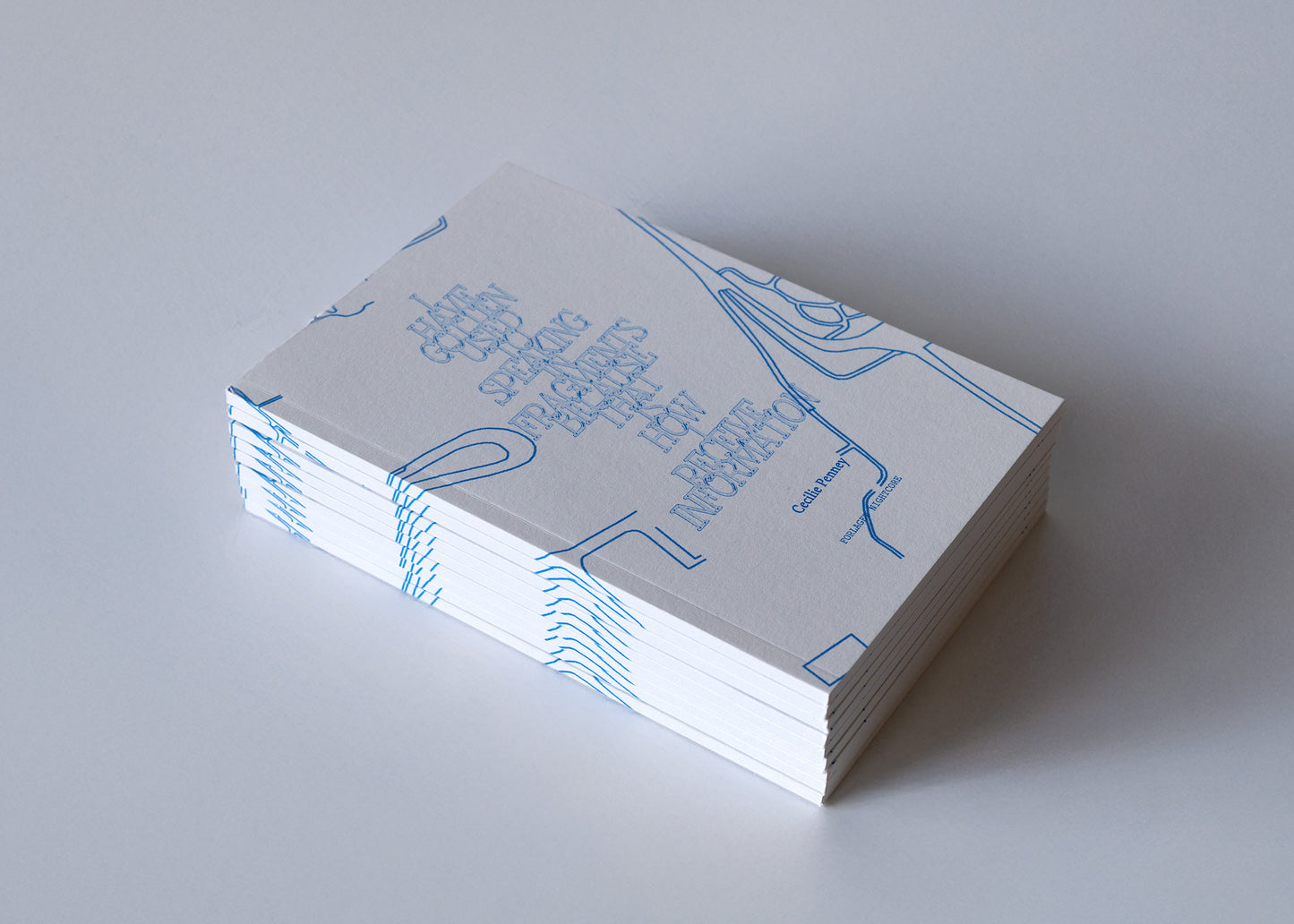 I have gotten used to speaking in fragments because that is how I receive information - Cecilie Penney