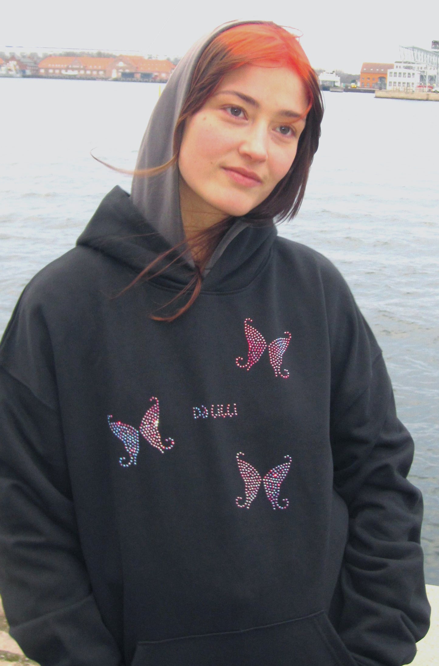 DJ LILLI Rhinestone Hoodie