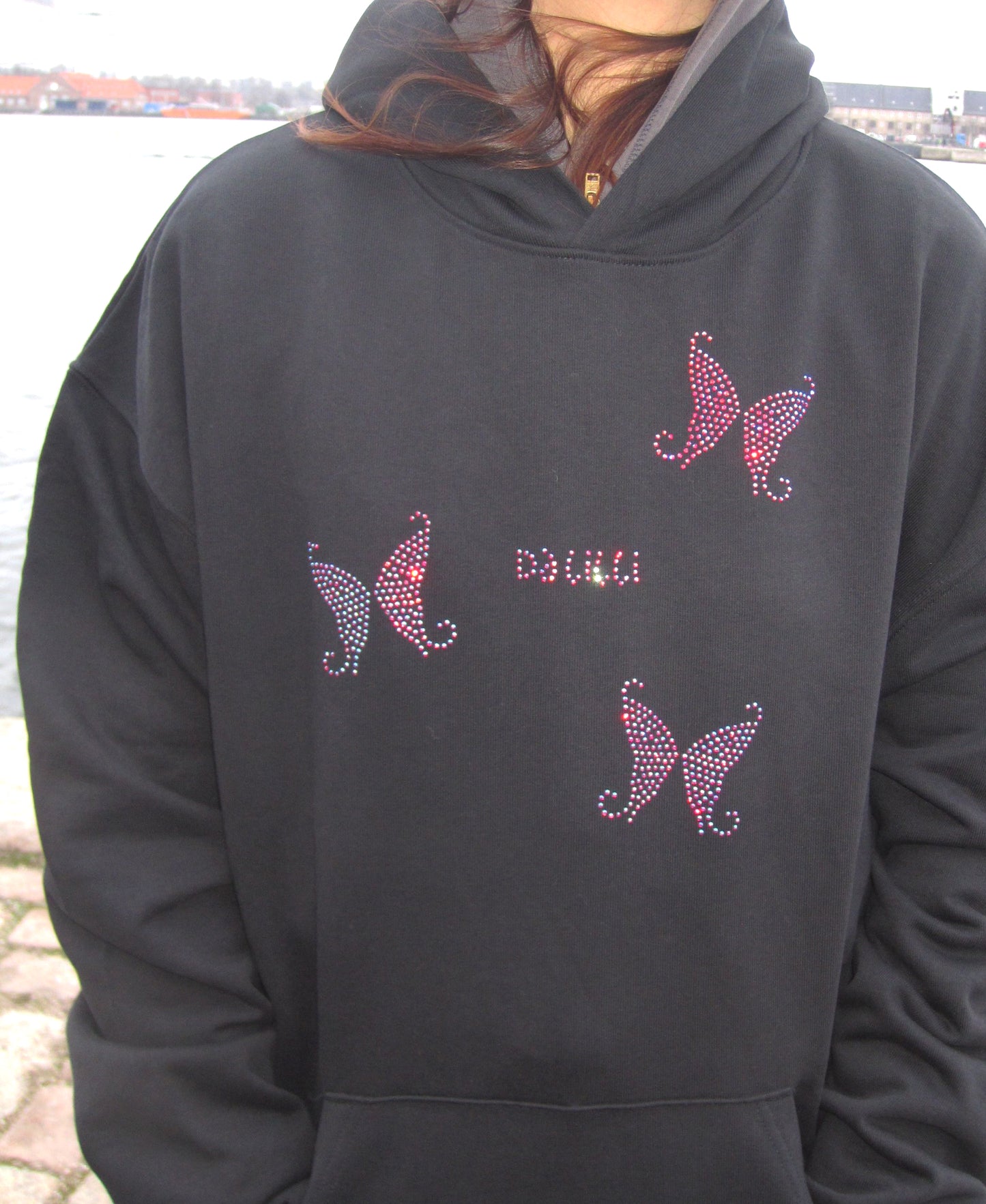 DJ LILLI Rhinestone Hoodie