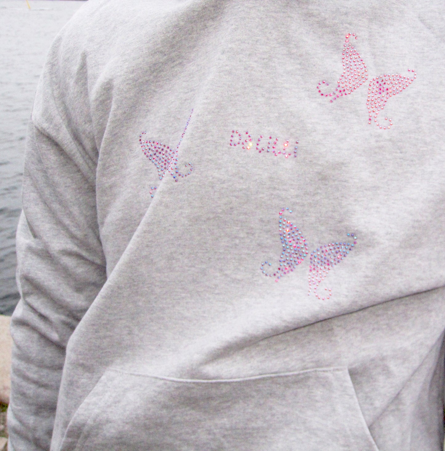 DJ LILLI Rhinestone Hoodie